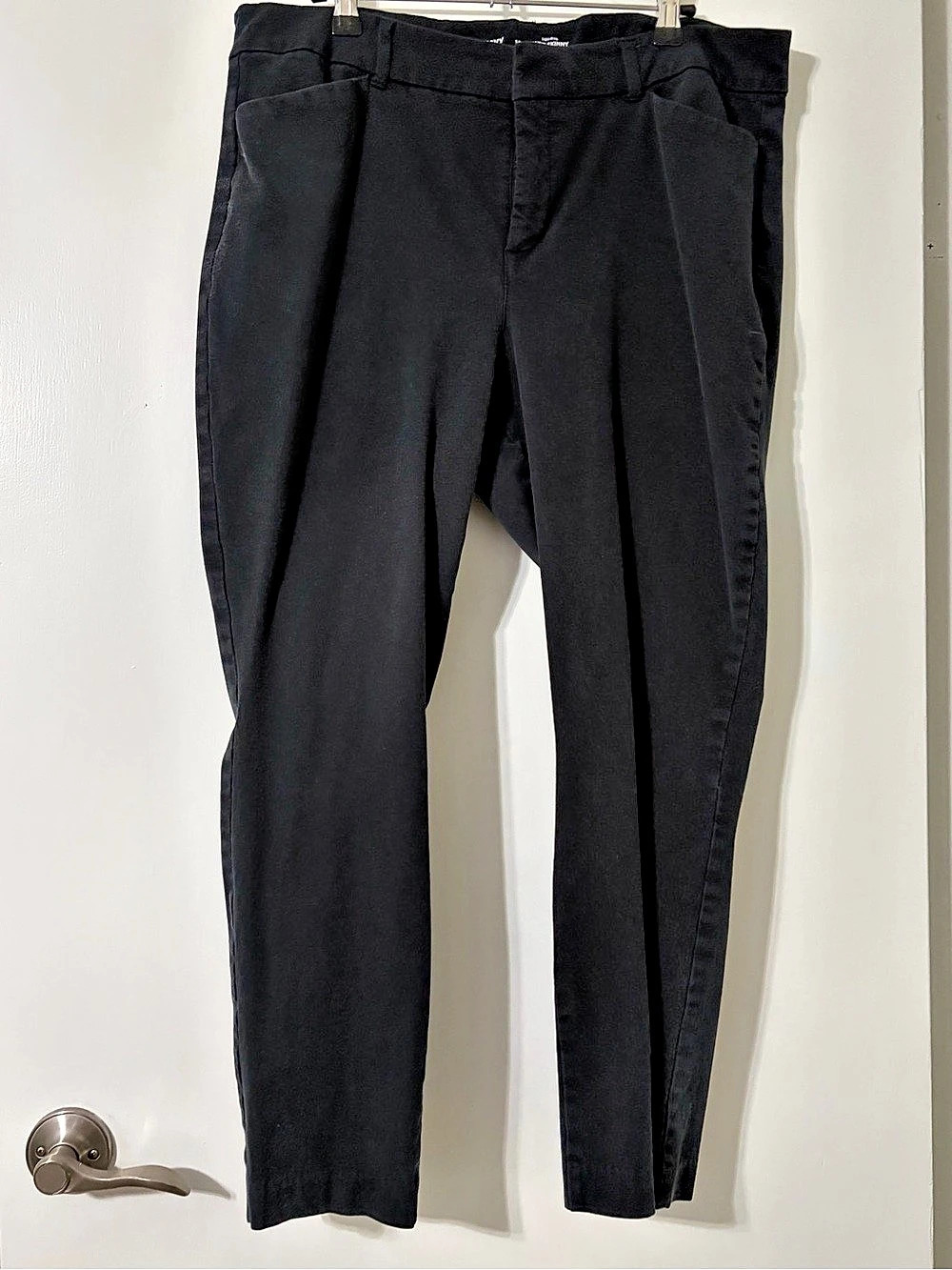Old Navy High-Rise Pixie Skinny Secret-Smooth Pockets Pants Black Size 16